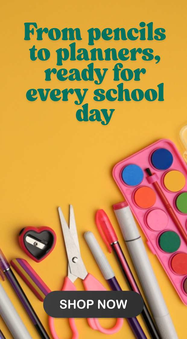 From pencils to planners — ready for every school day
