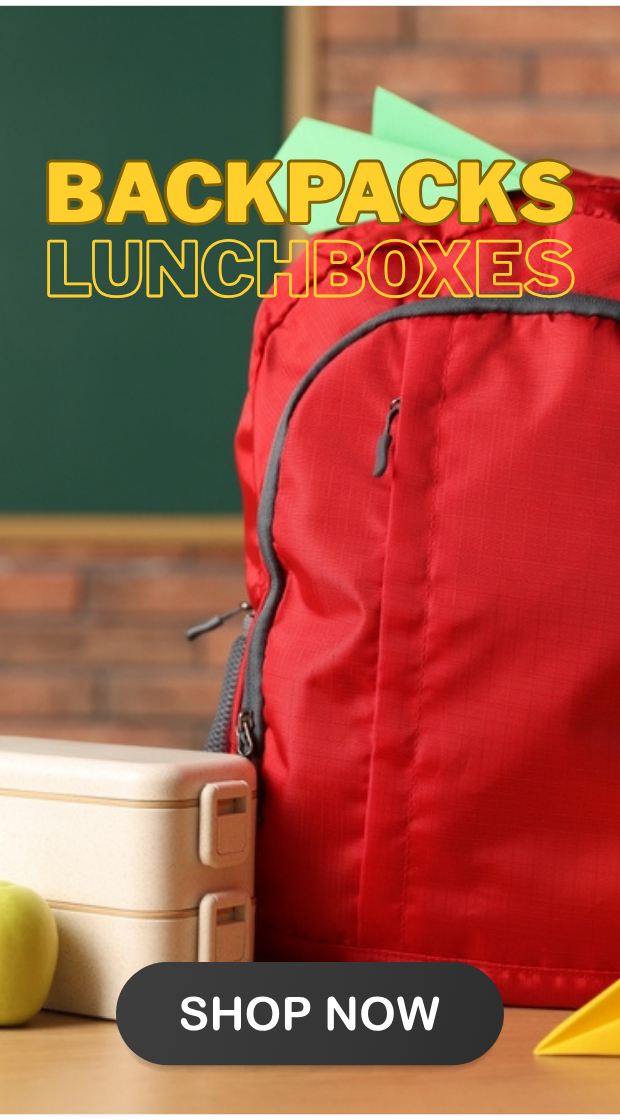 Backpacks & lunchboxes — shop now